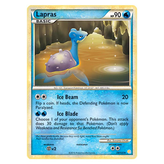 Pokemon - HGSS - Lapras - 24/123