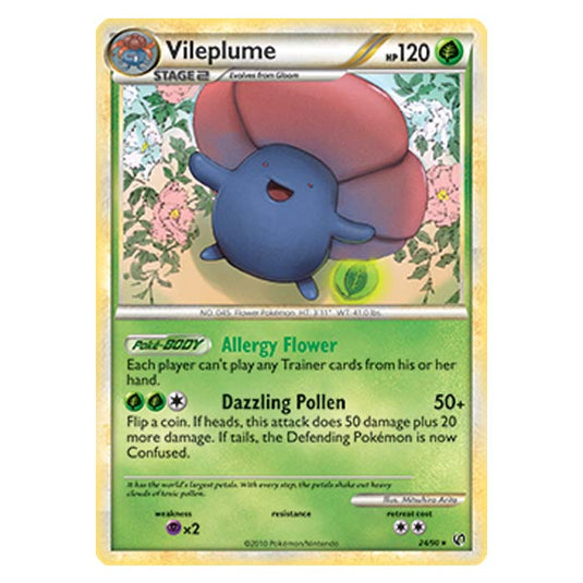 Pokemon - HGSS Undaunted - Vileplume - 24/90