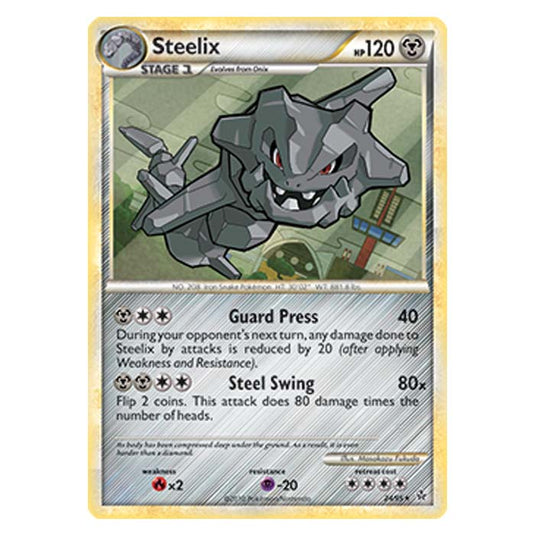 Pokemon - HGSS - Unleashed - Steelix 24/95