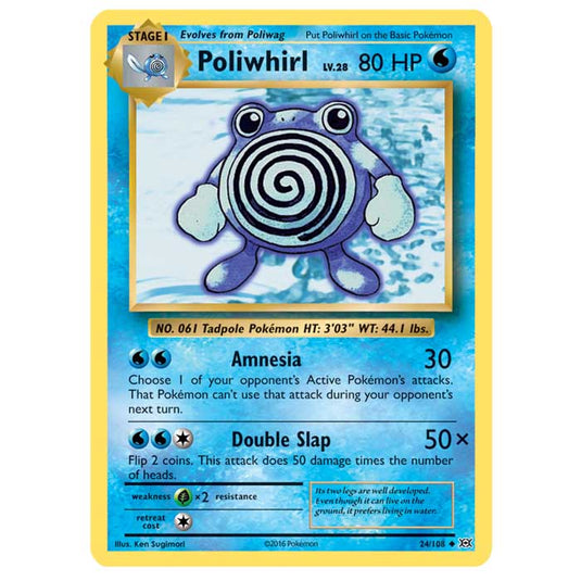 Pokemon - XY Evolutions - Poliwhirl - 24/108