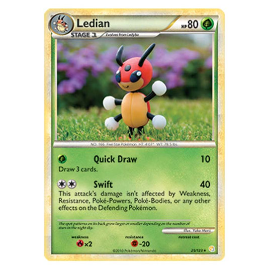 Pokemon - HGSS - Ledian - 25/123