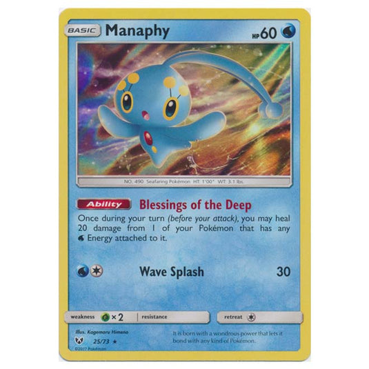 Pokemon - Shining Legends - Manaphy - 25/73