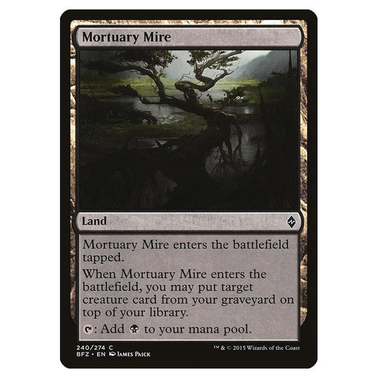 Magic The Gathering - Battle For Zendikar - Mortuary Mire - 240/274