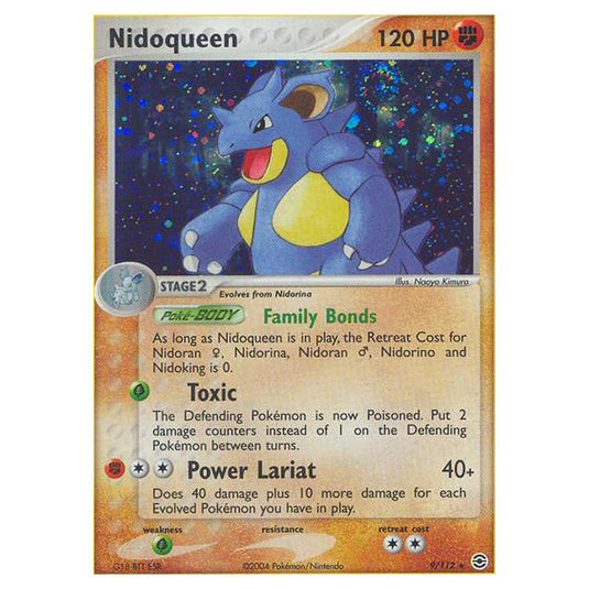 Pokemon - EX Series - FireRed & LeafGreen - Nidoqueen - 9/112