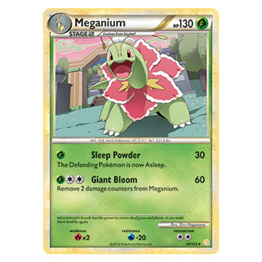 Pokemon - HGSS - Meganium - 26/123