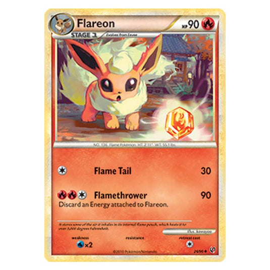 Pokemon - HGSS Undaunted - Flareon - 26/90