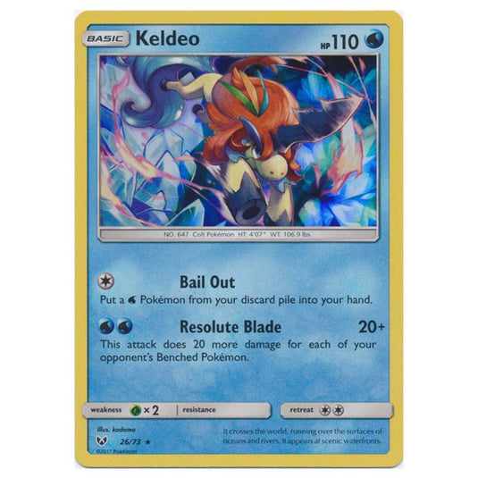 Pokemon - Shining Legends - Keldeo - 26/73