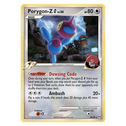 Pokemon - Platinum Arceus - Porygon-Z Pokemon G - 26/99