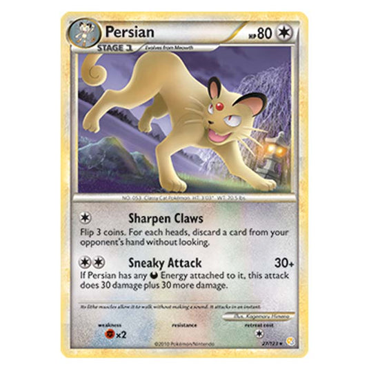 Pokemon - HGSS - Persian - 27/123