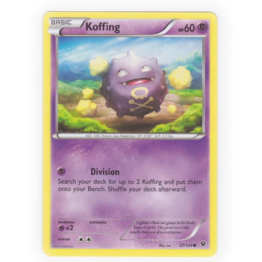 Pokemon - XY - Fates Collide - Koffing - 27/124