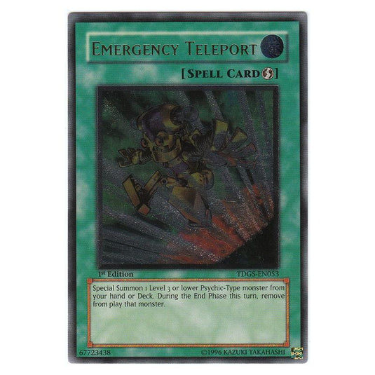 Yu-Gi-Oh! - The Duelist Genesis - Emergency Teleport (Ultimate Rare) TDGS-EN053