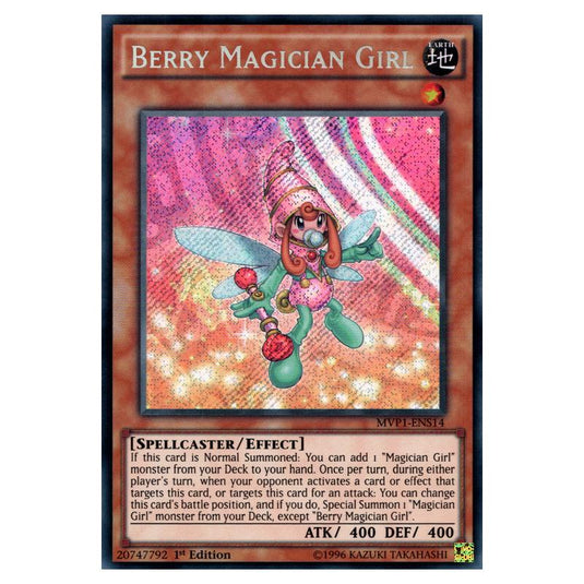 Yu-Gi-Oh! - Yu-Gi-Oh! The Dark Side of Dimensions Movie Pack Secret Edition - Berry Magician Girl (Secret Rare) MVP1-ENS14