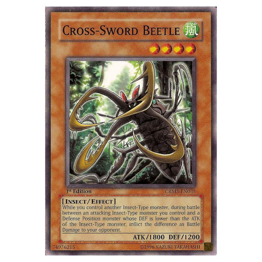 Yu-Gi-Oh! - Crimson Crisis - Cross-Sword Beetle (Common) CRMS-EN035