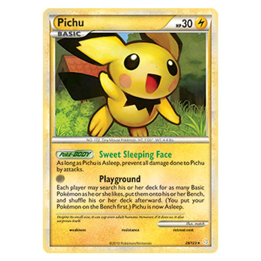 Pokemon - HGSS - Pichu - 28/123