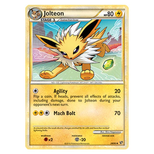 Pokemon - HGSS Undaunted - Jolteon - 28/90