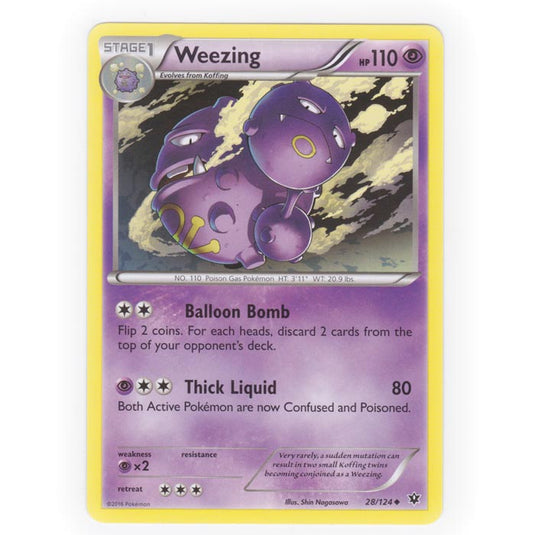 Pokemon - XY - Fates Collide - Weezing - 28/124