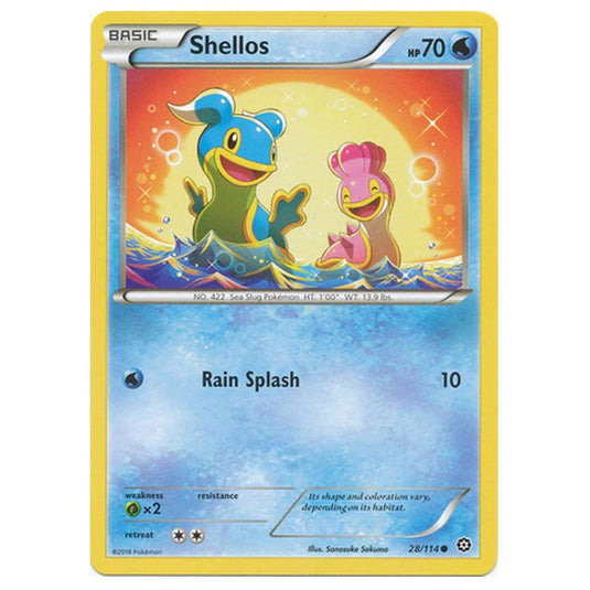 Pokemon - XY - Steam Siege - Shellos - 28/114