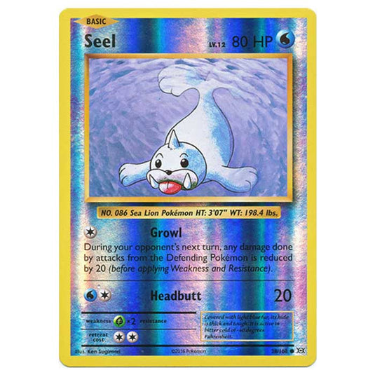 Pokemon - XY Evolutions - (Reverse Holo) - Seel - 28/108