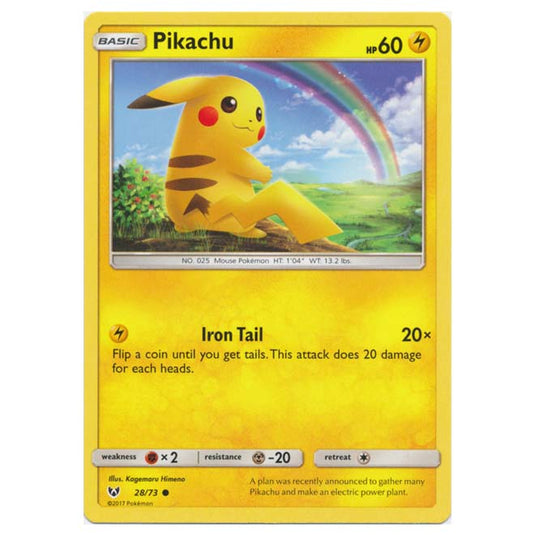 Pokemon - Shining Legends - Pikachu - 28/73