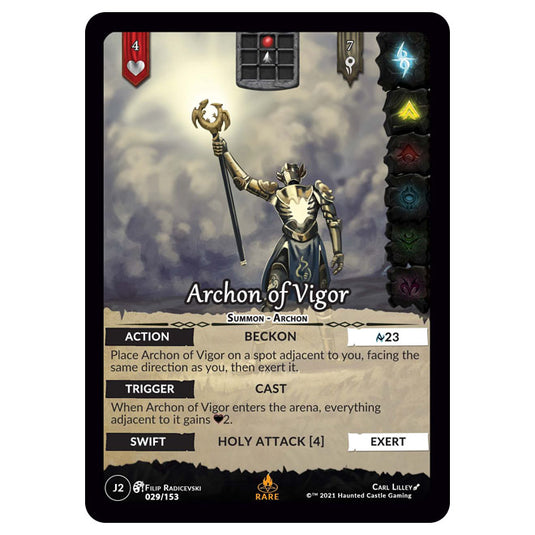 Genesis Battle of Champions - Welcome to Jaelara - Archon of Vigor (Rare) J2029