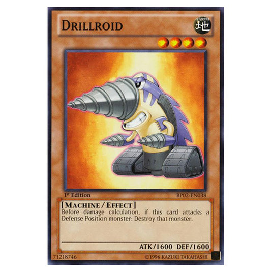 Yu-Gi-Oh! - Battle Pack 2 - War of the Giants - Drillroid (Common) BP02-EN038