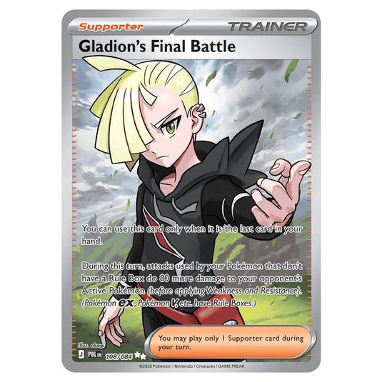 Pokemon - Mega Evolution - Pitch Black - Gladions Final Battle - 108/084
