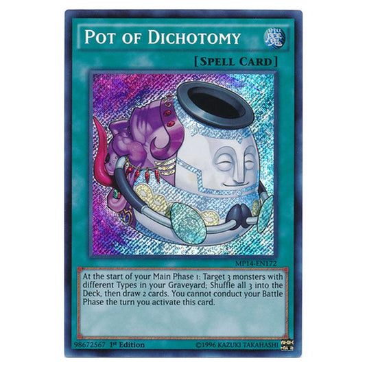 Yu-Gi-Oh! - 2014 Mega-Tin Mega Pack - Pot of Dichotomy (Secret Rare) MP14-EN172