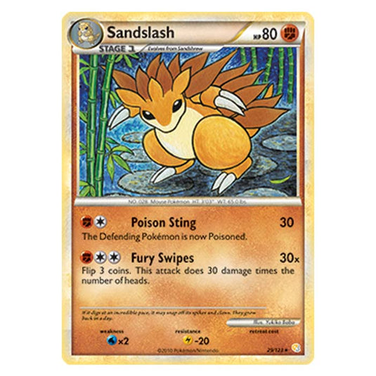 Pokemon - HGSS - Sandslash - 29/123