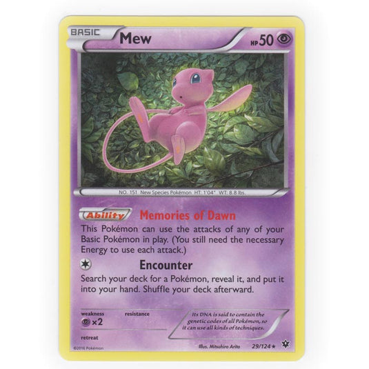 Pokemon - XY - Fates Collide - Mew - 29/124