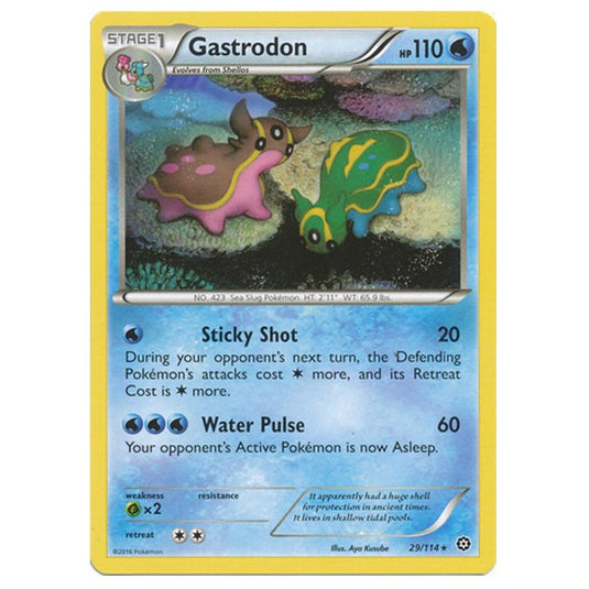 Pokemon - XY - Steam Siege - Gastrodon - 29/114