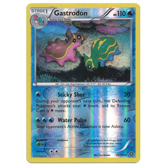 Pokemon - XY - Steam Siege - (Reverse Holo) Gastrodon - 29/114