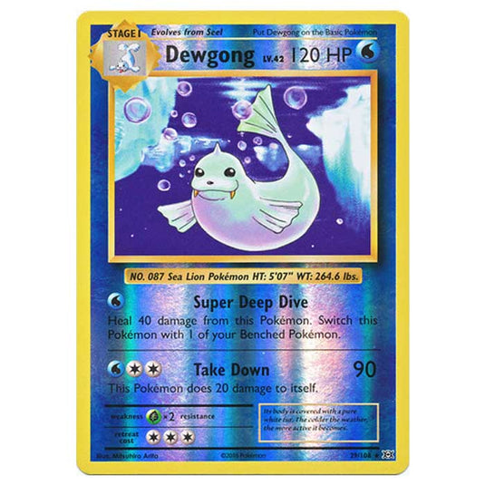 Pokemon - XY Evolutions - (Reverse Holo) - Dewgong - 29/108