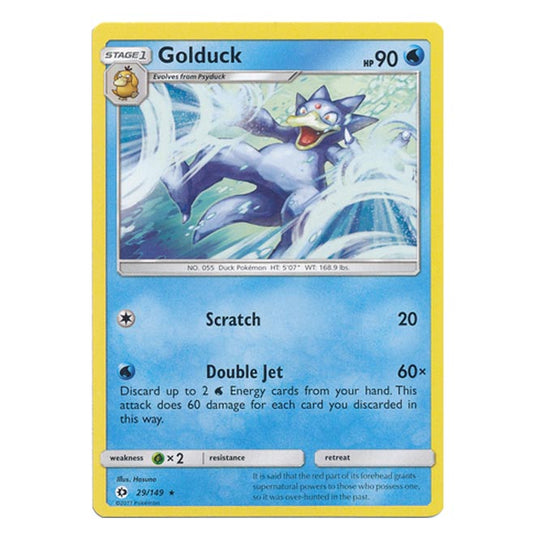 Pokemon - Sun & Moon - Base Set - Golduck - 29/149