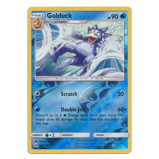 Pokemon - Sun & Moon - Base Set - (Reverse Holo) - Golduck - 29/149