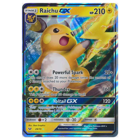 Pokemon - Shining Legends - Raichu GX - 29/73