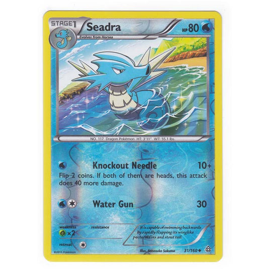 Pokemon - XY Primal Clash - (Reverse Holo) - Seadra - 31/160