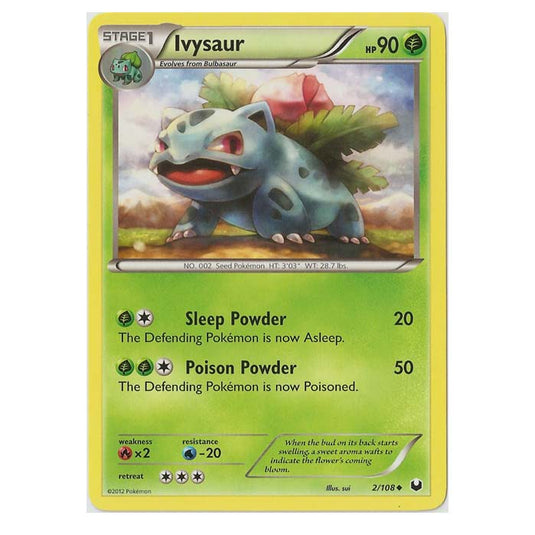 Pokemon - Black & White - Dark Explorers - Ivysaur - 2/108