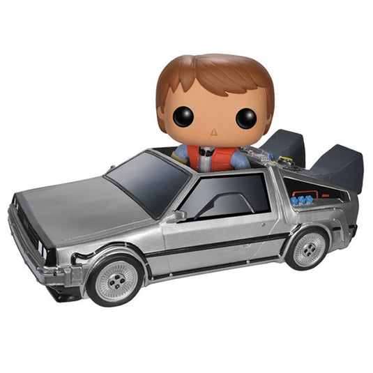 Funko POP! - Back To The Future - #02 Delorean Car & Marty Action Figures Set