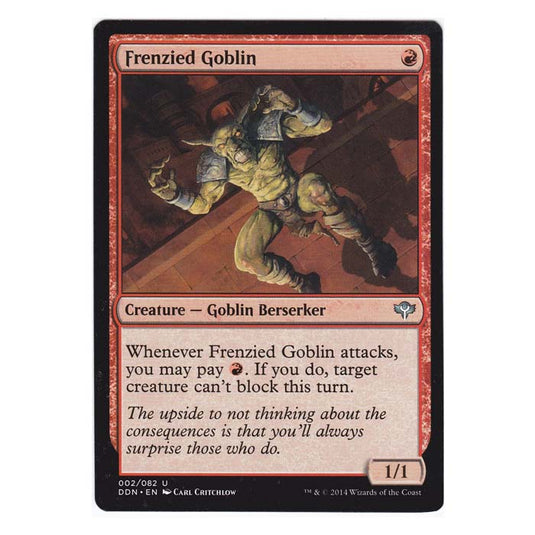 Magic the Gathering - Speed VS Cunning - Frenzied Goblin - 2/82