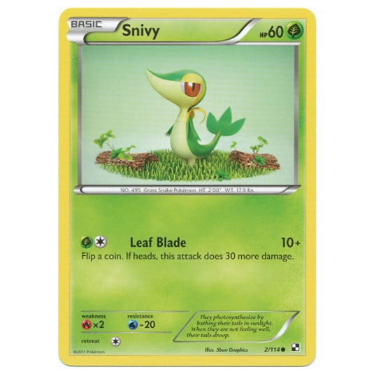 Pokemon - Black & White - Snivy 2/114