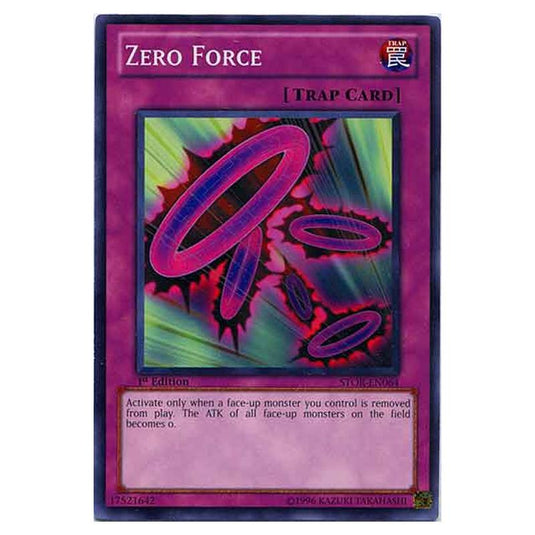 Yu-Gi-Oh! - Storm of Ragnarok - Zero Force (Common) STOR-EN064
