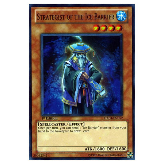 Yu-Gi-Oh! - Hidden Arsenal 4 - Trishula's Triumph - Strategist of the Ice Barrier (Super Rare) HA04-EN052