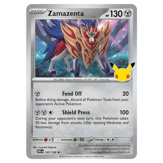 Pokemon - 30th Celebration - Zamazenta - 107/128