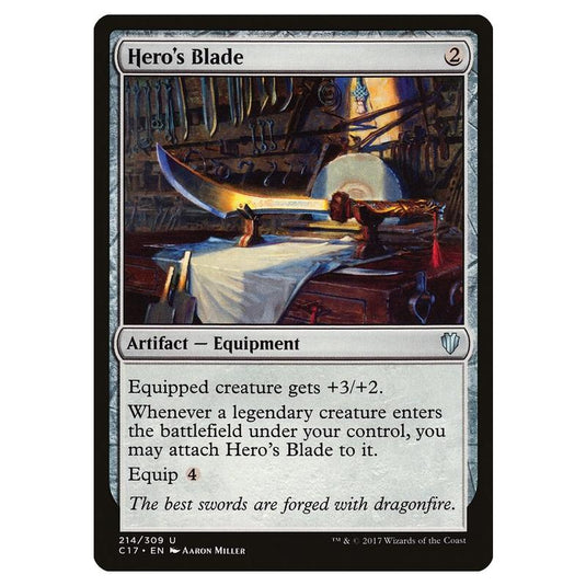 Magic The Gathering - Commander 2017 - Hero's Blade - 214/309