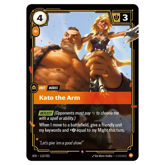 Riftbound: League of Legends TCG - Spiritforged - Kato the Arm - 112/221