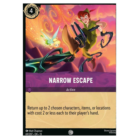 Lorcana - Attack of the Vine! - Narrow Escape (Common) - 69/207