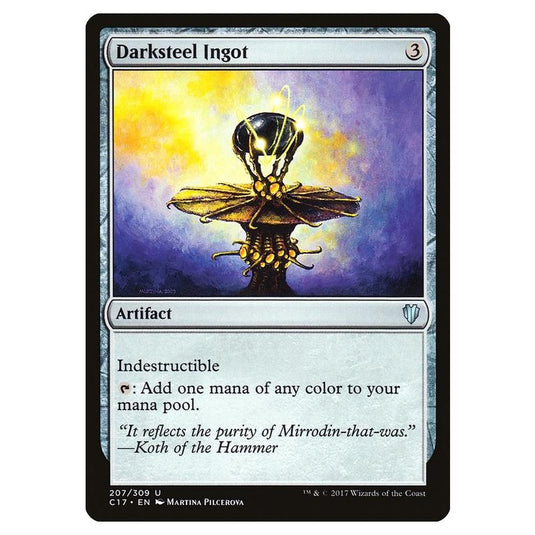 Magic The Gathering - Commander 2017 - Darksteel Ingot - 207/309