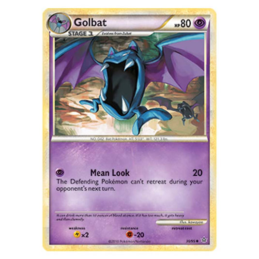 Pokemon - HGSS - Unleashed - Golbat 30/95