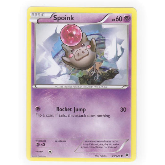 Pokemon - XY - Fates Collide - Spoink - 30/124