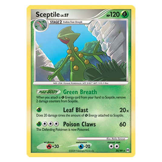 Pokemon - Platinum Arceus - Sceptile - 30/99